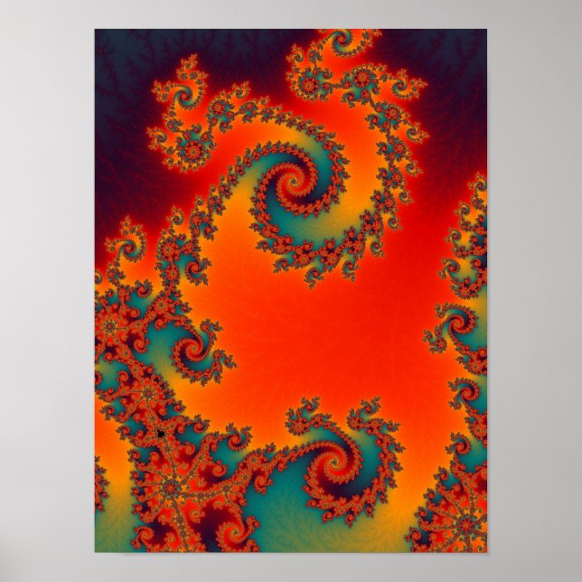 Cirkus dubbel spiral affisch (Framsidan)