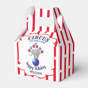 Cirkus Elefant Födelsedag Presentaskar