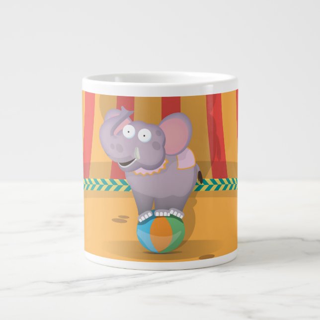 Cirkus elefant jumbo mugg (Framsidan)