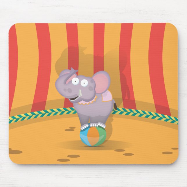 Cirkus elefant musmatta (Framsidan)