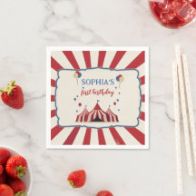Cirkus Födelsedagsfest Karneval 1:a födelsedagen