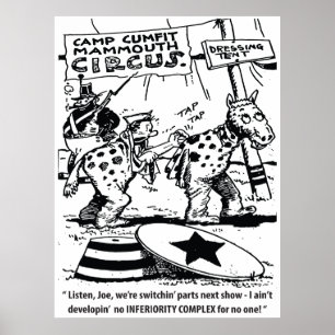 Cirkus Humor, Ingen Mindervärdeskomplex, Rolig Poster