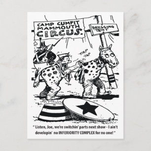 Cirkus Humor, Ingen Mindervärdeskomplex, Rolig Vykort