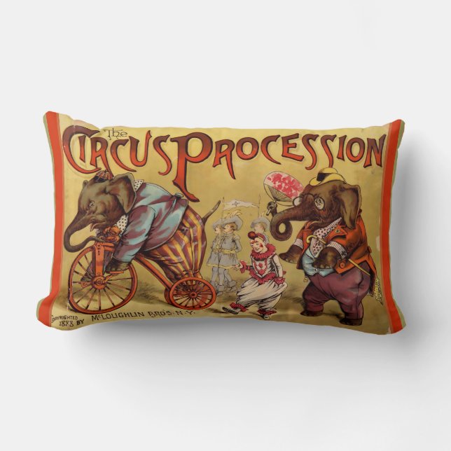 Cirkus Ländryggskudde Lumbarkudde (Framsida)