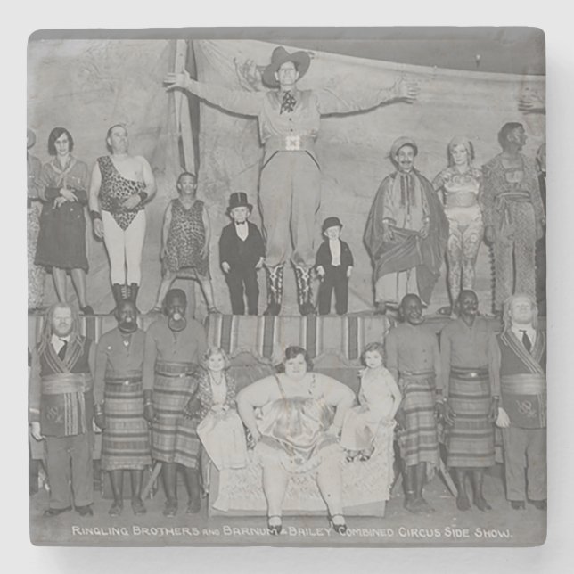 Cirkus Sideshow Freaks Stenunderlägg (Framsidan)