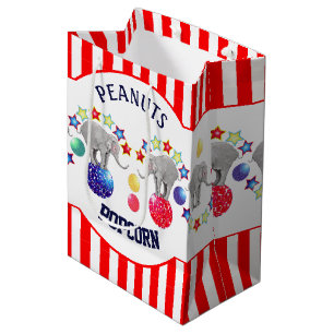 Cirkus tema elefant födelsedagsfest