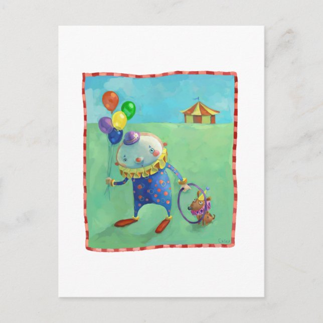 cirkus vykort (Framsida)