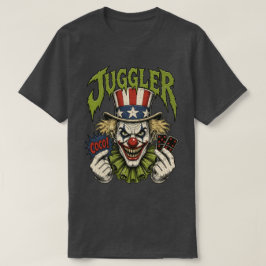 Cirkusartist Kuslig Farbror Sam Clown T Shirt
