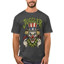Cirkusartist Kuslig Farbror Sam Clown