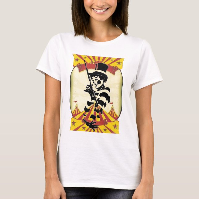 cirkusclown med topp hatt t shirt (Framsida)