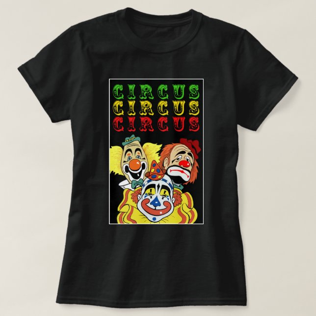 Cirkusclowner #2 t shirt (Design framsida)