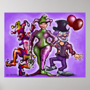 Cirkusclowner Poster