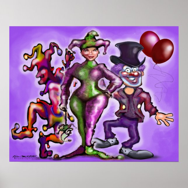 Cirkusclowner Poster (Framsidan)