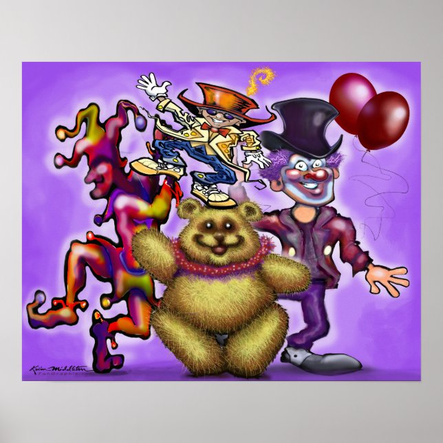 Cirkusclowner Poster (Framsidan)