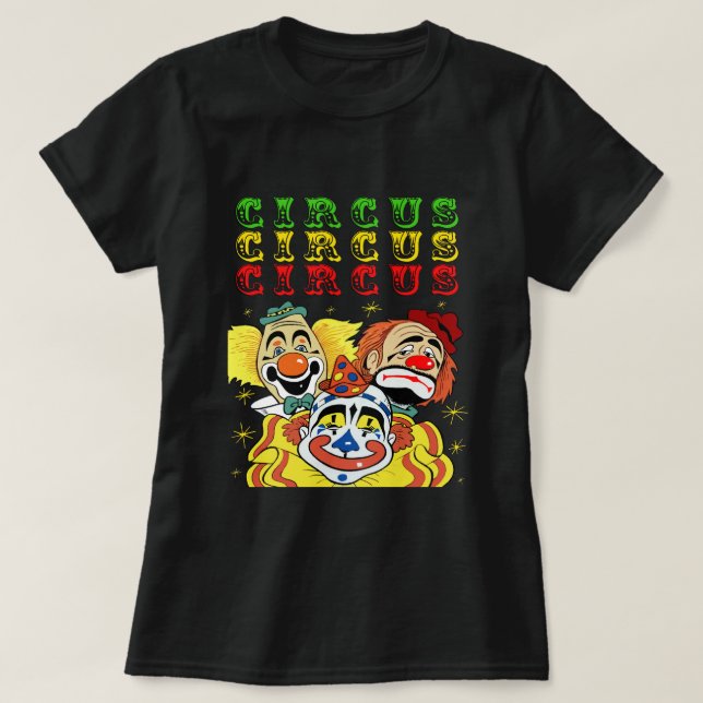 Cirkusclowner T-shirt (Design framsida)