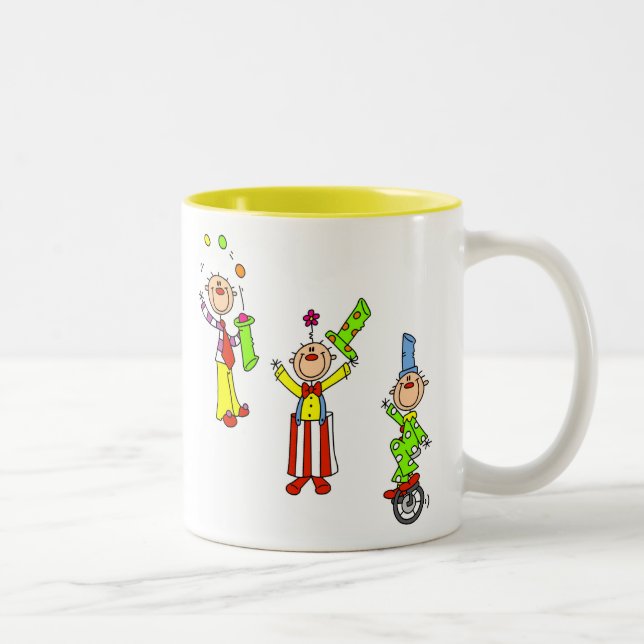 Cirkusclowner Två-Tonad Mugg (Höger)