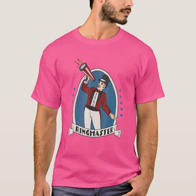 Cirkusdirektör Cirkusdräkt För En Cirkus   T Shirt (Framsida)