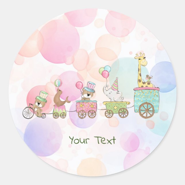 Cirkusdjurs Klistermärke (Framsida)