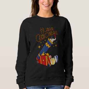 Cirkusdräkt för mänsklig kanonkula för en cirkus t shirt