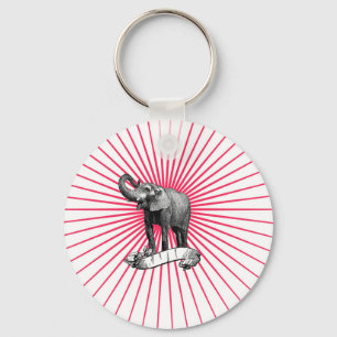 Cirkuselefantkeychain Nyckelring