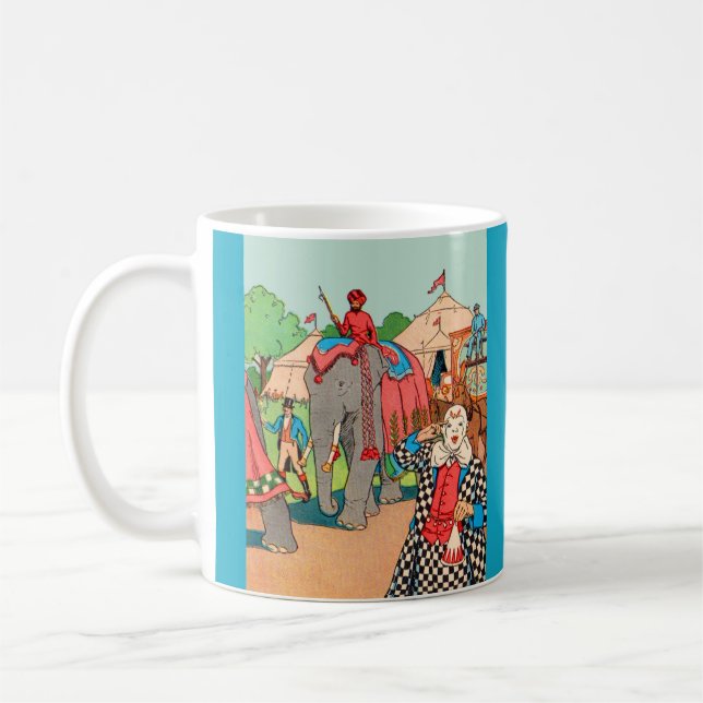 Cirkusen kommer till stan kaffemugg (Vänster)