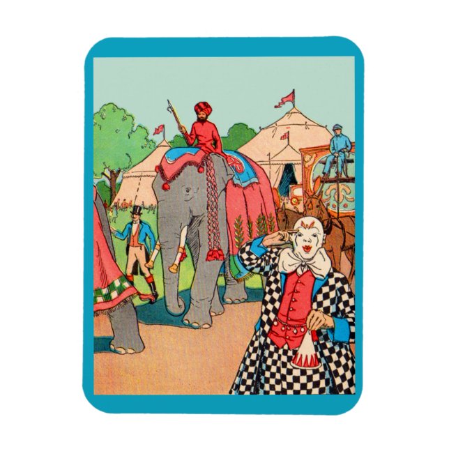 Cirkusen kommer till stan magnet (Vertikal)