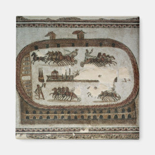 Cirkusen spelar, från Carthage, romare Magnet