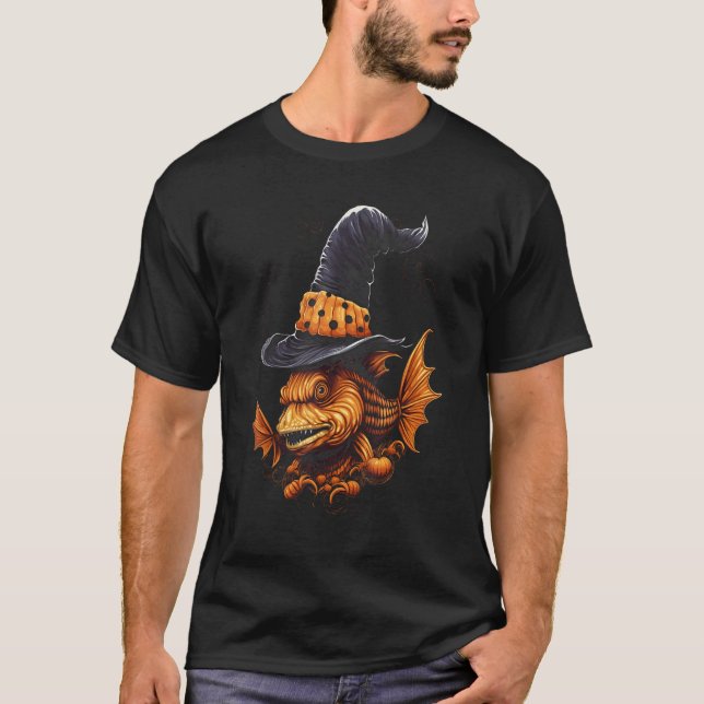 Cirkusfisk Halloween Grafiska T-shirts för (Framsida)