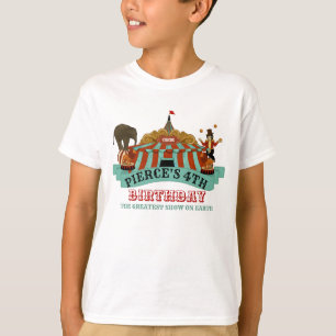 Cirkusfödelsedagsfestskjorta T Shirt