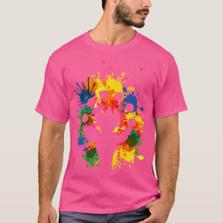 Cirkusjuggare på enhjuling t shirt