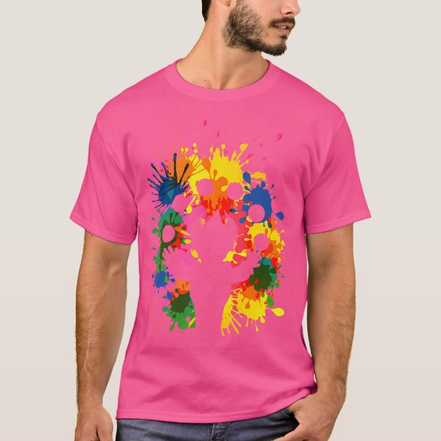Cirkusjuggare på enhjuling t shirt (Framsida)