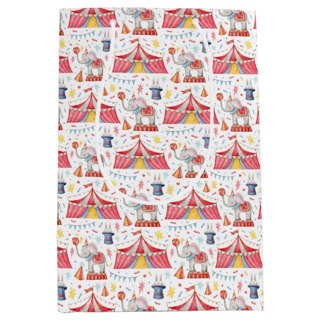 Cirkuskarneval Big Top Presentpapper (Framsidan)