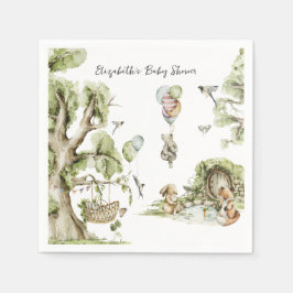 Cirkuskarneval | Trädskogs Baby Shower Pappersservett