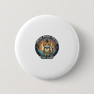 Cirkusmagisk Poster Katt Söt Kisse Design - Cirkus Knapp