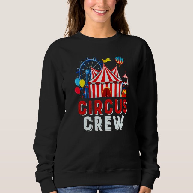 Cirkuspersonal  Cirkuspersonal Kostym Cirkus Temat T Shirt (Framsida)