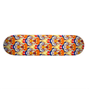 Cirkustigerskateboard Old School Skateboard Bräda 21,6 Cm