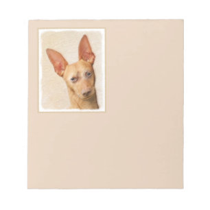 Cirneco dell'Etna Painting - Cute Original Hund Ar Anteckningsblock