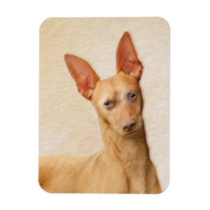 Cirneco dell'Etna Painting - Cute Original Hund Ar Magnet