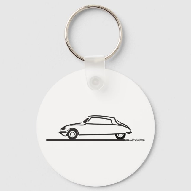 Ciroen DS 21 Pallas Nyckelring (Framsida)