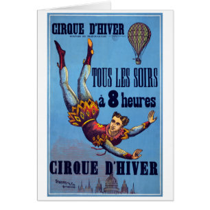 Cirque dʹHiver, c.1880 Hälsningskort