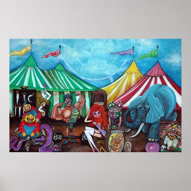 Cirque De Freaks Poster (Framsidan)