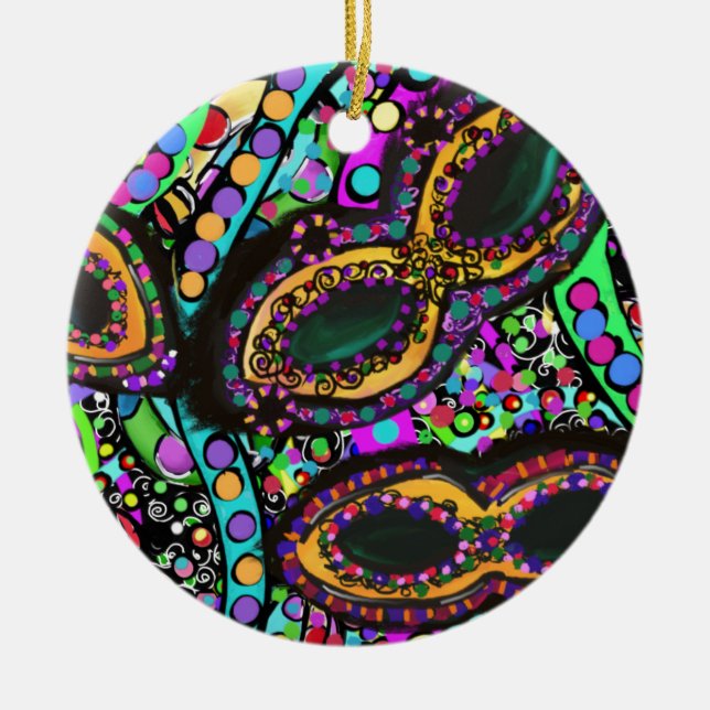 Cirque du Art Julgransprydnad Keramik (Framsidan)