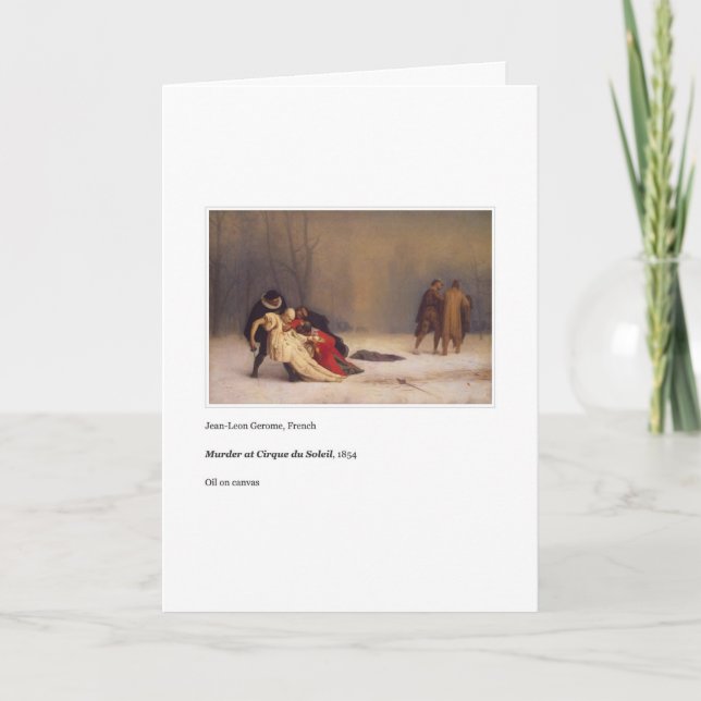 CIRQUE DU MARKA BIRTHDAC-KORT KORT (Framsida)