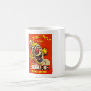 Cirque för mugg för kaffe för affisch för Vtg