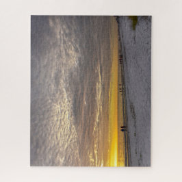 Cirrokumulus Clouds at Fort Myers Beach Sunset, FL Pussel