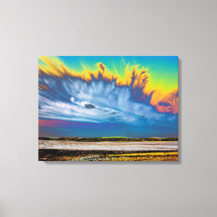 Cirrus Cloud Kirkcudbright Card Acrylic Print Canvastryck