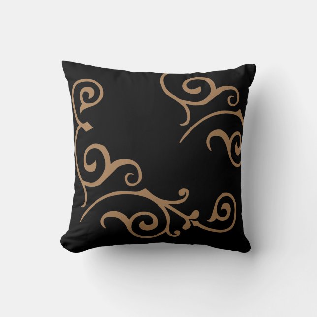 Cirrus Ebony (Tan) Pillow Kudde (Framsida)