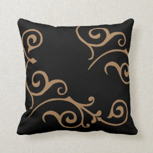 Cirrus Ebony (Tan) Pillow Kudde