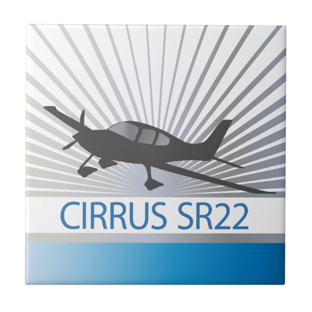 Cirrus SR22 Kakelplatta (Framsidan)