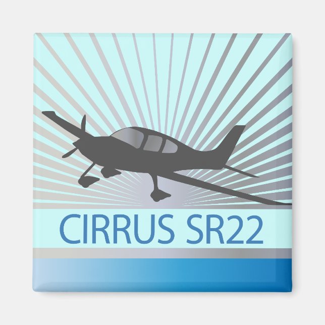 Cirrus SR22 Magnet (Framsidan)